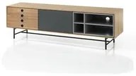 Madia porta TV effetto legno finitura rovere cm. L.170 P.40 H.51