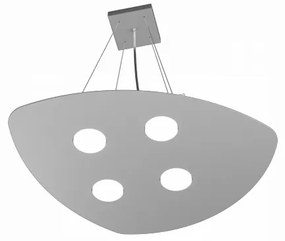 Shape sospensione 4 luci grigio 1143-s4-gr