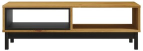 Tavolino da salotto flam 100x50x32,5 cm legno massello di pino