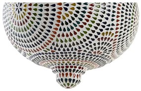 Lampadario DKD Home Decor Cristallo Multicolore 25 W (2 Unità) (29 x 29 x 29 cm)