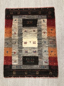 Loribaft Tappeto 80x60 Marrone (Iran) Annodato A Mano