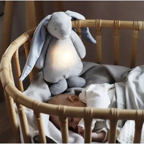 Moonie - Amico di coccole con una melodia e luce coniglietto argento