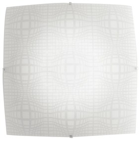 Lampadario Plafoniera Led Project Coordinati Colore Bianco 24  Mis 30 x 30 cm