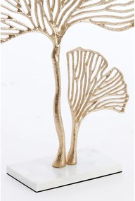 Statuetta in metallo (altezza 48 cm) Leaf - Light &amp; Living