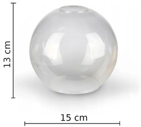 Lampadario a sospensione con supporto rigido FLEX 3xE27/60W/230V nero/fumé nero/fumé beige/limpido