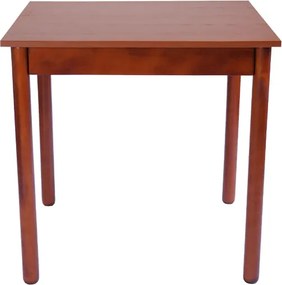 Tavolo fisso in legno con gamba Tonda RISTORANTE misura 80x80 CILIEGIO