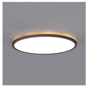 Plafoniera LED bagno NIVERA LED/18W/230V IP54 Ø30 cm nero