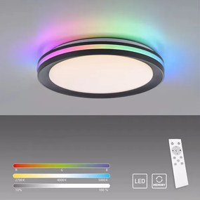 JUST LIGHT. 7509018 - Plafoniera dimmerabile RGBW GANGES LED/24W/230V + TC