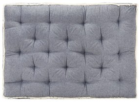 Cuscino per Divano in Pallet Blu 120x80x10 cm