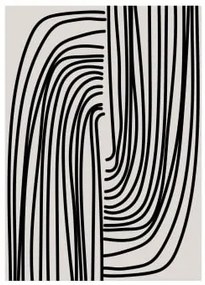 Poster Decorativo (50x70 cm) Sedella Grigio Talpa Chiaro - Sklum
