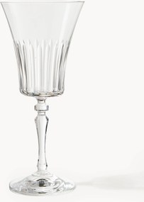 Set di 4 bicchieri da vino rosso in cristallo Alessio