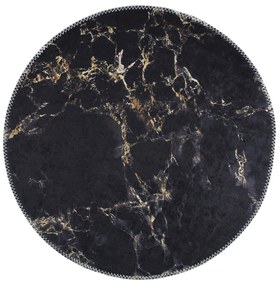 Tappeto rotondo grigio ø 80 cm - Vitaus