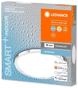 Ledvance - Lampada LED da bagno dimmerabile SMART+ DISC LED/18W/230V Wi-Fi