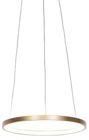 Lampada a sospensione ad anello moderna oro 40 cm con LED - Anella