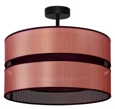 Duolla - Lampadario a plafone COPPER SHINY 1xE27/15W/230V diametro 40 cm rame/nero