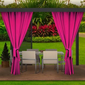 Lussuosa tenda da giardino rosa rifinita per il gazebo 155x220 cm