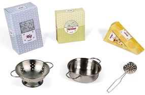 Janod - Cucina in legno con piano cottura a LED MOZAIC 2xLR6