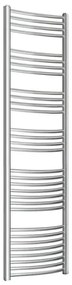 Termoarredo bagno scaldasalviette 60x180 cromo curvo interasse 55 cm