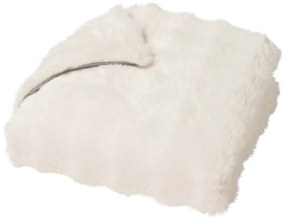 Coperta color crema in micropile 180x220 cm Mounty – douceur d'intérieur