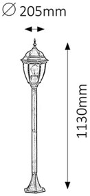 Rabalux 8385 - Lampada da esterno TORONTO 1xE27/100W/230V IP44