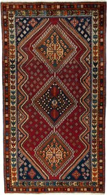 Shiraz Tappeto persiano 120 x 220 Rosso (Iran) Annodato A Mano