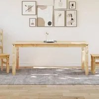 Tavolo da Pranzo Corona 180x90x75 cm in Legno Massello di Pino 4005720