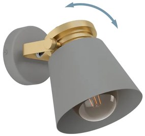 Eglo 43835 - Faretto da parete TWICKEN 1xE27/28W/230V