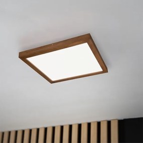 Brilagi - Lampada da bagno LED WOODY FRAME LED/40W/230V 60x60 IP44 rovere ciliegio