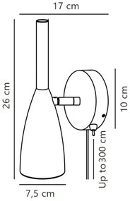 DFTP by Nordlux - Faretto da parete PURE 1xGU10/8W/230V bianco
