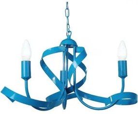 Tosel  Lampadari, sospensioni e plafoniere Lampada da Soffitto tondo metallo blu  Tosel