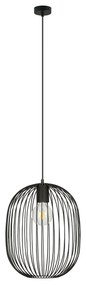 Sospensione Minimal Lugh 1 Luce In Acciaio Nero