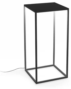 Piantana Industrial-Minimal Ipotesi Metallo Bianco Led 16W 3000K H73Cm