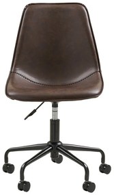 Sedia da ufficio marrone scuro Monaco – House Nordic