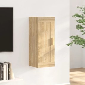 Armadietto A Muro Rovere Sonoma 35x34x90cm İn Legno Multistrato /