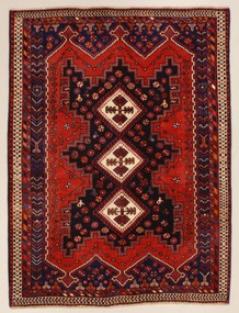 Afshar Tappeto 220x160 (Iran) Annodato A Mano