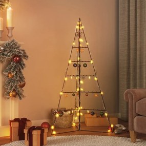 Albero di Natale Decorativo in Metallo Nero di diverse dimensioni, Albero di Natale Decorativo in Metallo Nero 140 cm