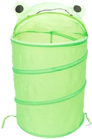 Cesto Portabiancheria Pieghevole In Tessuto, Colore Menta, Con Maniglie Robuste, 33x50 Cm, Pratico E Decorativo
