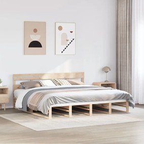 Letto senza materasso 180x200 cm in legno massello di pino