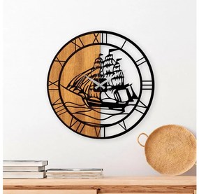 Orologio da parete diametro 56 cm 1xAA legno/metallo