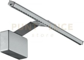 Applique a parete led alcor silver 5w 550lm 3000k 30,5x15x10cm in a...