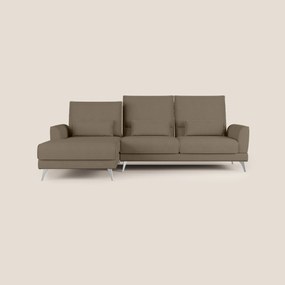 Tommy Divano angolare con relax e schienali traslanti in microfibra smacchiabile T11