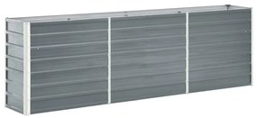 Letto Rialzato İn Acciaio Zincato 240x40x77 Cm Grigio /
