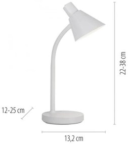 JUST LIGHT. 11248-16 - Lampada da tavolo flessibile a LED PIXIE LED/4,5W/230V bianca