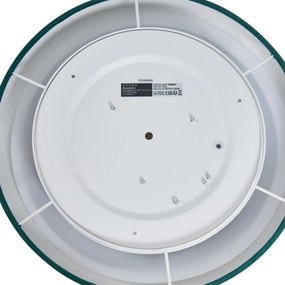 Plafoniera moderna verde velluto 40cm incl. LED dimmerabile a 3 livelli - Sue