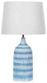 Lampada da tavolo ceramica bianco e azzurro 66 cm GEORGINA Beliani
