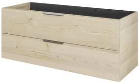 Mobile da bagno sospeso sotto lavabo L 119 x H 48 x P 45 cm rovere, 2 cassetti PELIPAL Madeo