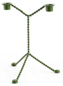 Wire Candleholder Green - Hay