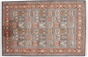 Cashmere Silk Tappeto 190 x 130 Rosa (Indian) Annodato A Mano