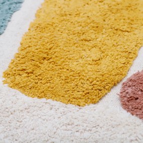 Tappeto per bambini fatto a mano, ø 110 cm Rainbow - Nattiot