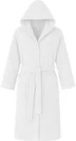 Accappatoio con cappuccio L/XL cotone bianco Basik
